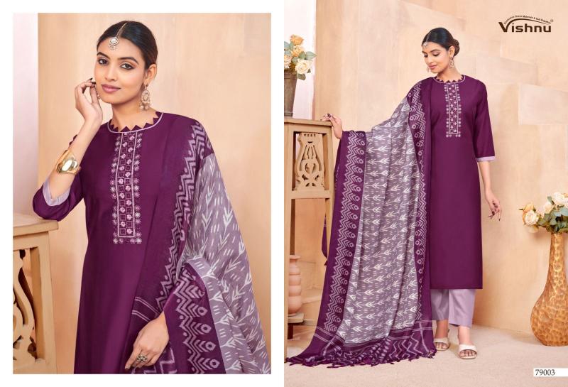 Vishnu evanka vol 15 dress material wholesale business
